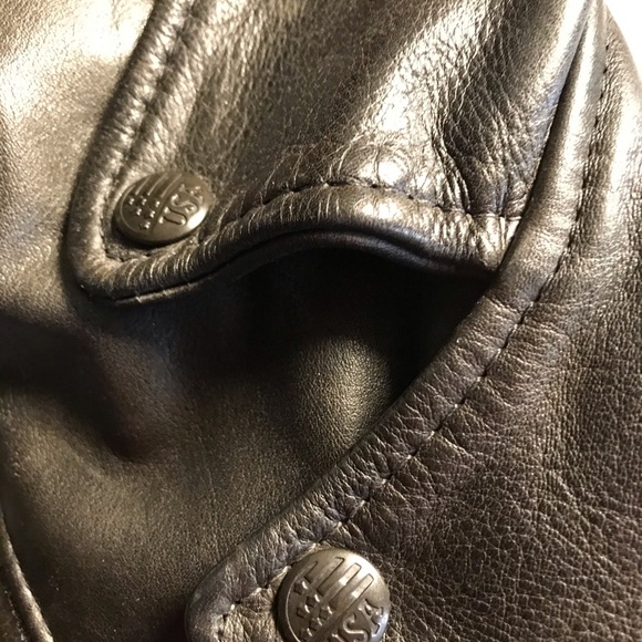 Leather Motorcycle riding jacket - Picture 4 of 7